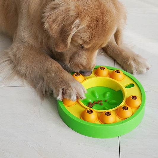 Interactive Dog Toy Puzzle Feeder / Slow Feeder Treat Dispensing