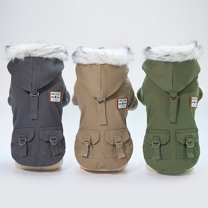 Dog Hooded Coat