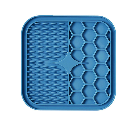 Dog's Lick Pad / Dog Food Mat with Suction Cups / Boredom & Anxiety Reducer