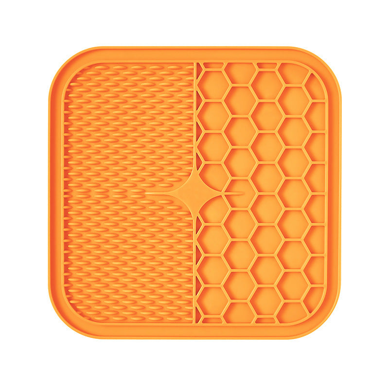 Dog's Lick Pad / Dog Food Mat with Suction Cups / Boredom & Anxiety Reducer