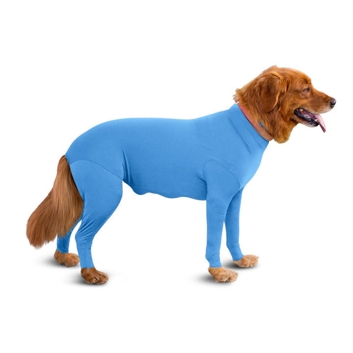 Medium / Large Dog Pajamas - Anti Licking - Ideally Wound Care/Post Surgery Dogs Pajamas, Lightweight Stretchy Fabric.