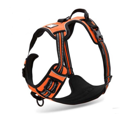 Dog's Adjustable Safety Reflective Nylon Harness Truelove