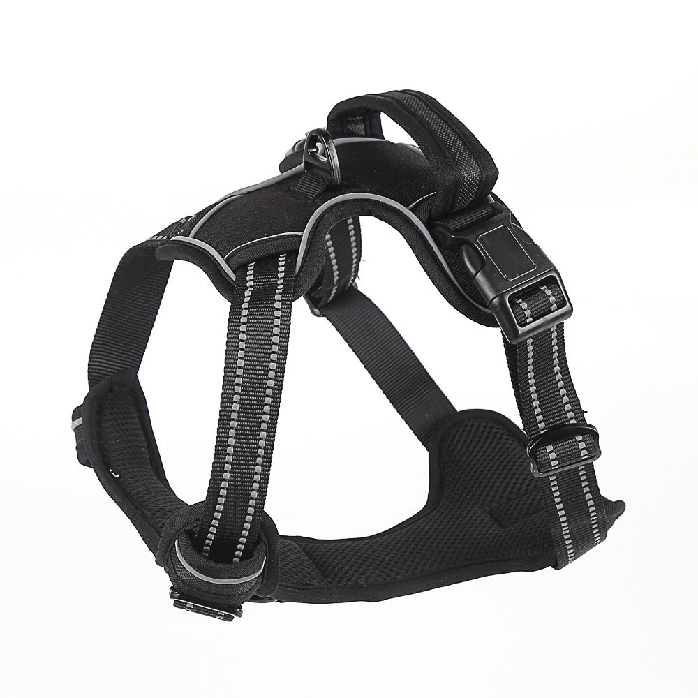 Dog Harness, Safe, Adjustable and Reflective.