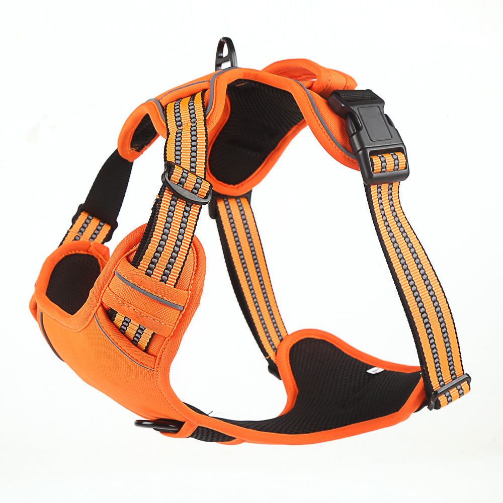 Dog Harness, Safe, Adjustable and Reflective.