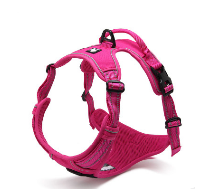 Dog's Adjustable Safety Reflective Nylon Harness Truelove