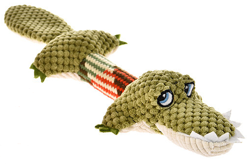 Long-Tailed Squeaky Alligator For Dog