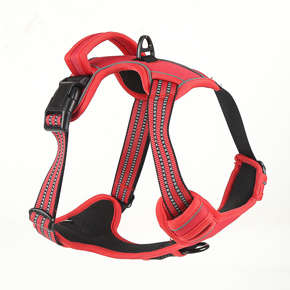 Dog Harness, Safe, Adjustable and Reflective.