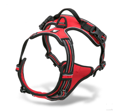 Dog's Adjustable Safety Reflective Nylon Harness Truelove