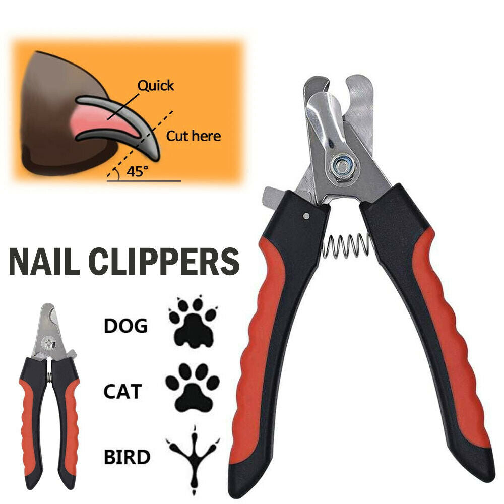 Dog Nail Clipper - Clippers For Nails With Safety Guard -  For Small, Medium, And Large Breed