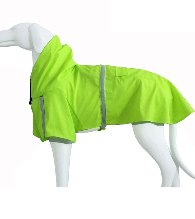 Raincoat For Dogs. Rainy Jacket - Waterproof Poncho