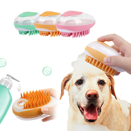 Dog Bath Brush 2-in-1